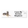 German Shepherd Love Bumper Sticker