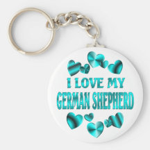 GERMAN SHEPHERD Love Keychains