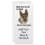 German Shepherd Master Rack Card Template