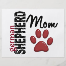 German Shepherd Mom 2 Personalized Flyer