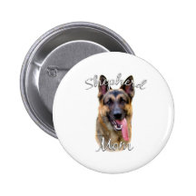 German Shepherd Mom 2 Pin