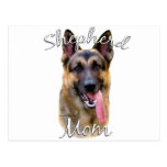German Shepherd Mom 2 Post Card