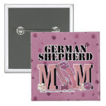 German Shepherd MOM Button
