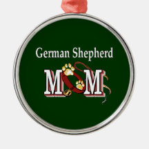 German Shepherd Mom Gifts Christmas Ornaments