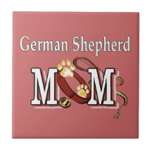 German Shepherd Mom Gifts Tile