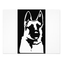 German Shepherd Personalized Announcements