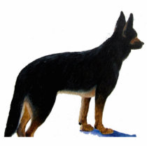 German Shepherd Photo Sculpture