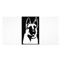 German Shepherd Photo Card
