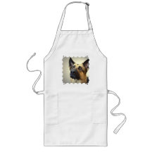 German Shepherd Picture Long Apron
