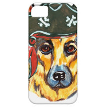 German Shepherd Pirate iPhone 5 Covers