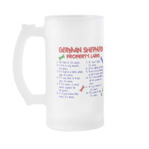GERMAN SHEPHERD Property Laws 2 Coffee Mugs