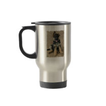 German Shepherd Puppy Travel Mug