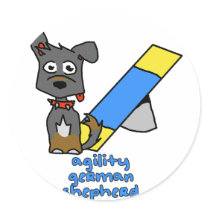 German Shepherd Sports Sticker
