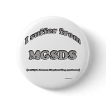 German Shepherd Syndrome - Button