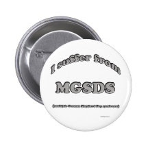 German Shepherd Syndrome - Button
