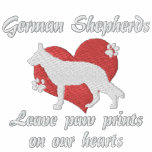 German Shepherds Leave Paw Prints