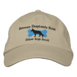 German Shepherds Rule Embroidered Hat