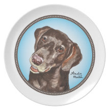 German Shorthair Pointer Party Plates