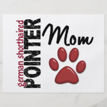 German Shorthaired Pointer Mom 2 Full Color Flyer