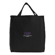 German Shorthaired Pointer Monogram Canvas Bag
