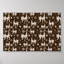 German Shorthaired Pointer Pattern Poster