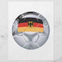 German Soccer Ball Full Color Flyer