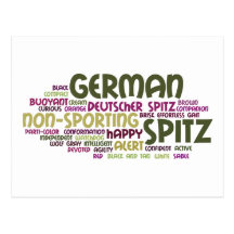 German Spitz Postcard