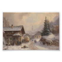 German Village in the Winter Art Photo