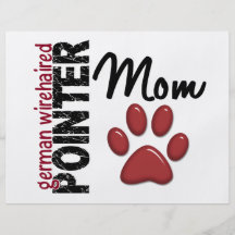German Wirehaired Pointer Mom 2 Custom Flyer