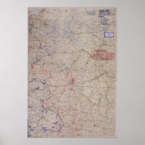 German WW2 Battle Map! Russia! Print