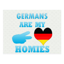 Germans are my Homies Postcard