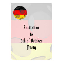 Germany #1 personalized invitation