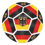 Germany 2012 Brazil 2014 German flag Deutschland Round Sticker