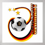 Germany alternate blended soccer logo print