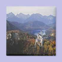 Germany, Bavaria, Neuschwanstein Castle. King magnets