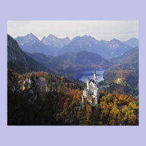 Germany, Bavaria, Neuschwanstein Castle. King posters