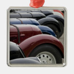 Germany, Bayern-Bavaria, Munich. BMW Welt Car Ornaments