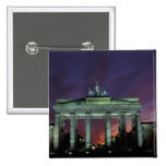 Germany, Berlin. Brandenburg Gate at night. Pin