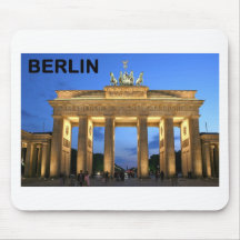 Germany Berlin Brandenburger Tor abends Mousepad