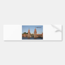 Germany Berlin Oberbaumbrucke (St.K.) Bumper Sticker