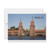 Germany Berlin Oberbaumbrucke (St.K.) Custom Announcements