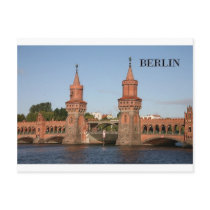 Germany Berlin Oberbaumbrucke (St.K.) Postcard