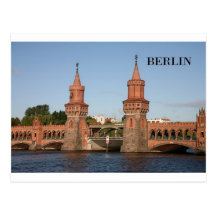 Germany Berlin Oberbaumbrucke (St.K.) Postcard