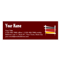 Germany Brush Flag Business Card Template