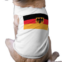 Germany Coat of Arms Dog Tee Shirt