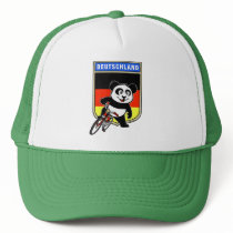 Germany Cycling Panda Mesh Hats