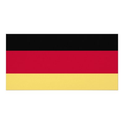 Germany & Deutschland Flag T-Shirts & More! Custom Photo Card by campagnaa