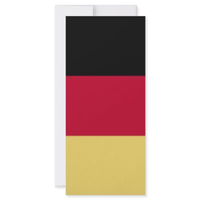 Germany & Deutschland Flag T-Shirts & More! Rack Cards by campagnaa