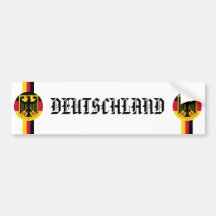 Germany Deutschland Fußball Soccer Auto Sticker Bumper Stickers