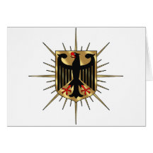 Germany Eagle badge Germany Soccer Gifts Card